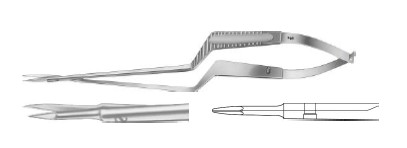 МІКРО НОЖИЦІ БАГНЕТ. ДЕЛІКАТ. ПРЯМ.190MM